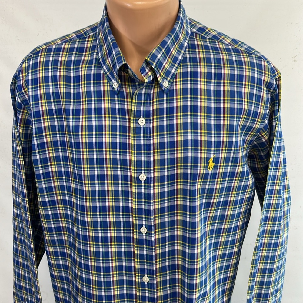 Ralph Lauren long sleeve button down collar shirt.  XL - Picture 2 of 7